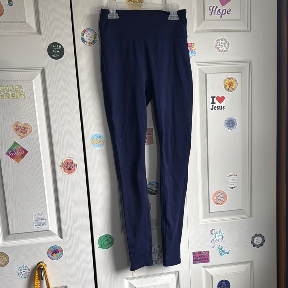 Fabletics Navy Blue High Waisted Leggings